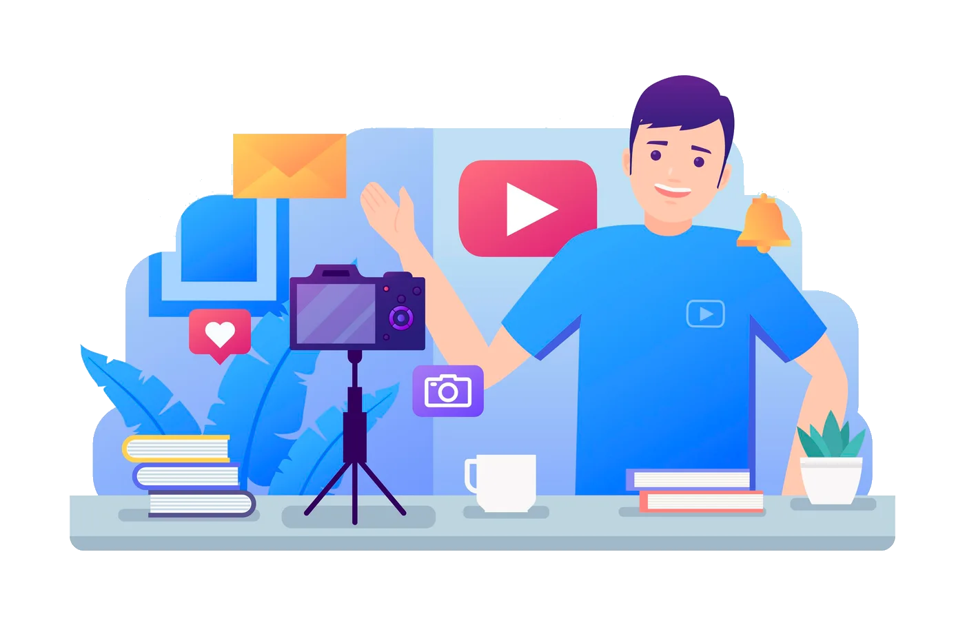 Creator production workflow with TalkBella